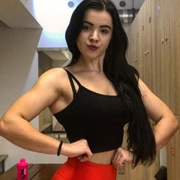 Teen muscle girl Fitness girl Kristina